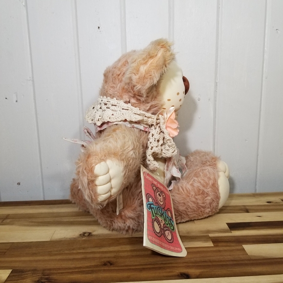 VTG 1985 Xavier Roberts 22" Hattie Furskin Plush Teddy Bear Stuffed Animal Toy - Picture 3 of 12